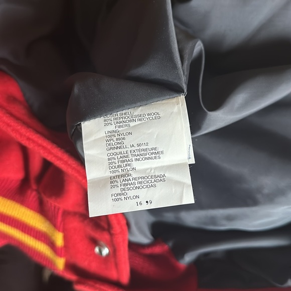 DeLong Women’s Letterman Jacket - Picture 5 of 5